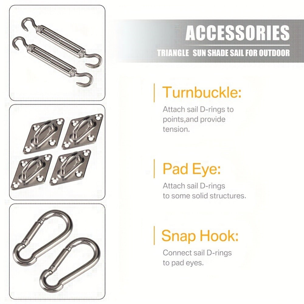 Metal Shade Sail Hardware Kit for Outdoor Shade and Protection detail image - detail view 8