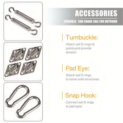 Metal Shade Sail Hardware Kit for Outdoor Shade and Protection detail image - detail view 8
