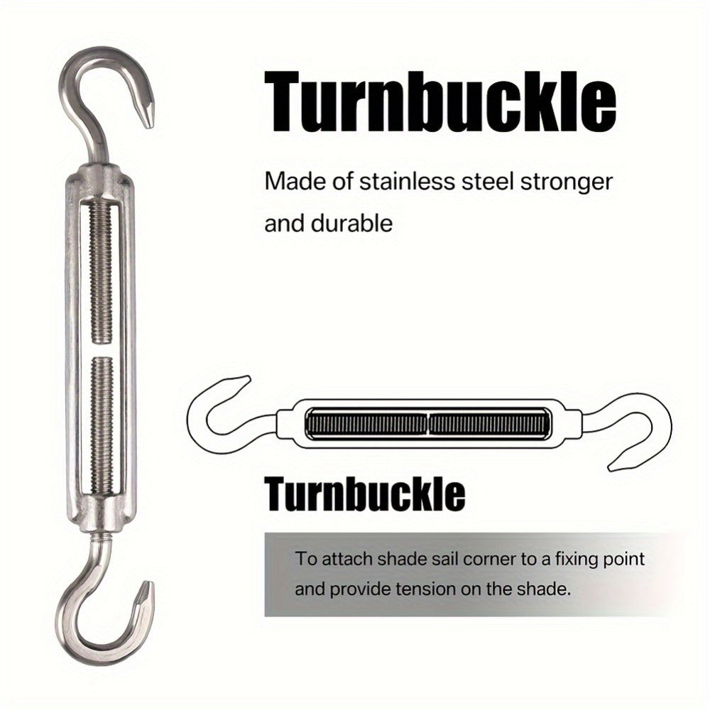 Metal Shade Sail Hardware Kit for Outdoor Shade and Protection detail image - detail view 9