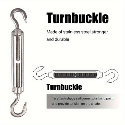 Metal Shade Sail Hardware Kit for Outdoor Shade and Protection detail image - detail view 9