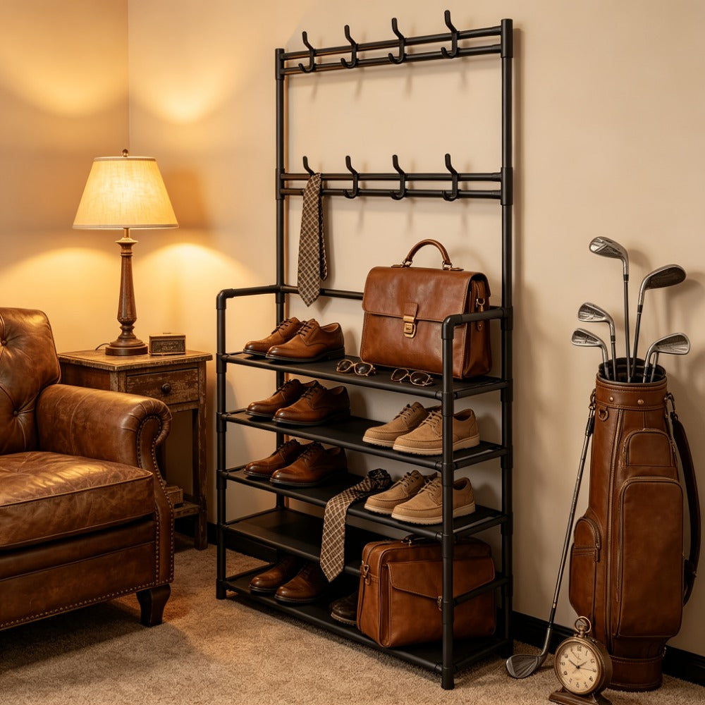 Metal Shoe Rack, Closet Shoe Shelf for Organized Everyday Storage detail image - detail view 3