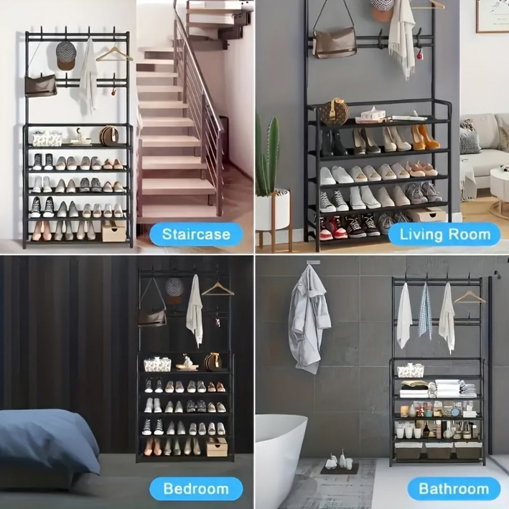 Metal Shoe Rack, Closet Shoe Shelf for Organized Everyday Storage detail image - detail view 6