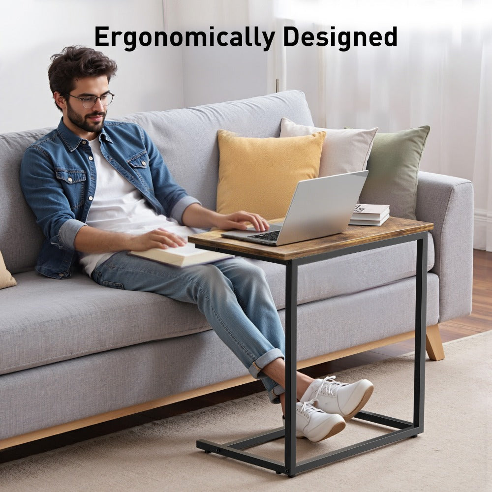 Metal Side Table, Small Accent Table for Work, Display, and Everyday Use in Living Room detail image - detail view 10