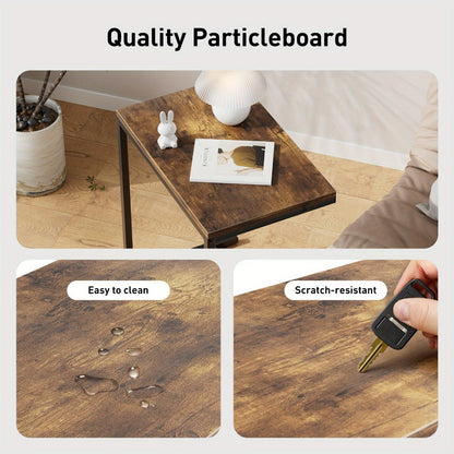 Metal Side Table, Small Accent Table for Work, Display, and Everyday Use in Living Room detail image - detail view 5