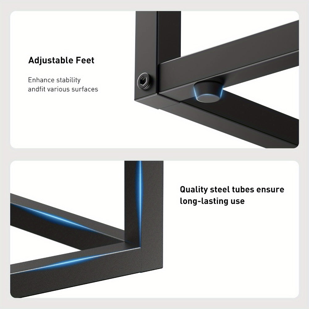 Metal Side Table, Small Accent Table for Work, Display, and Everyday Use in Living Room detail image - detail view 8