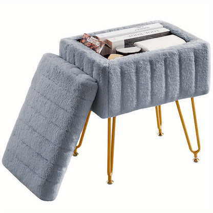 Metal Vanity Stool for Dressing and Daily Routines in Bedroom detail image - detail view 7
