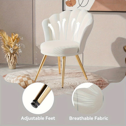 Metal Velvet Dining Chair with Multiple Color Options for Kitchen detail image - detail view 7