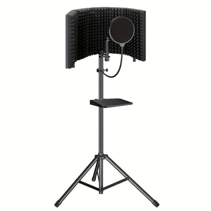 Microphone Isolation Shield, Condenser for Reducing Nearby Room Reflections Around A detail image - detail view 9