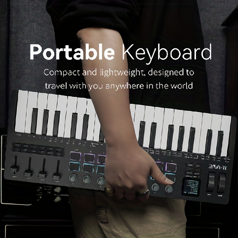 MIDI Keyboard Controller shown in the Black And White Color option