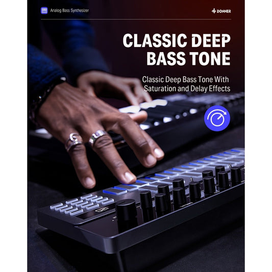 MIDI Pad Controller, Donner, Sequencer, Bass for Music Production detail image