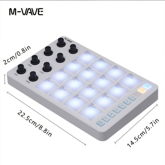 MIDI Pad Controller, USB, Wireless, Professional-Grade, Multi-Effects for Music Production detail image