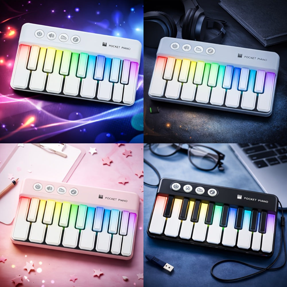 Mini Piano Keyboard, 36V, Portable, Electronic for Basic Music Play And Portable Beginner detail image - detail view 11