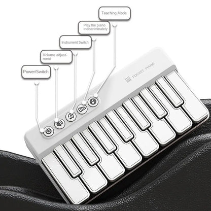 Mini Piano Keyboard, 36V, Portable, Electronic for Basic Music Play And Portable Beginner detail image - detail view 14