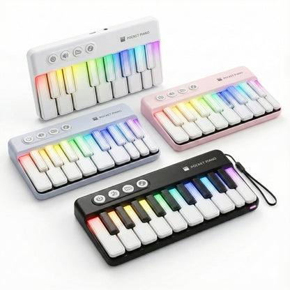 Mini Piano Keyboard shown in the White option