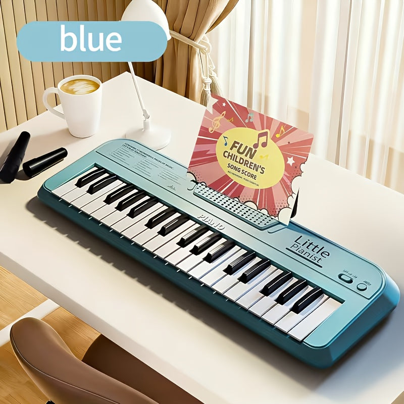 Mini Piano Keyboard shown in the Blue option