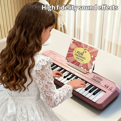 Mini Piano Keyboard, Blue, Portable, 37-key, Children for Basic Music Play And Portable detail image - detail view 4
