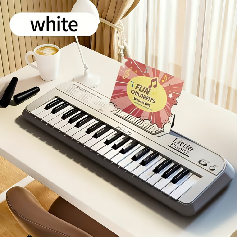 Mini Piano Keyboard, Blue, Portable, 37-key, Children for Basic Music Play And Portable detail image - detail view 7