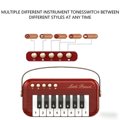 Mini Piano Keyboard, Portable, 15 Keys, Music for Basic Music Play And Portable Beginner detail image - detail view 10