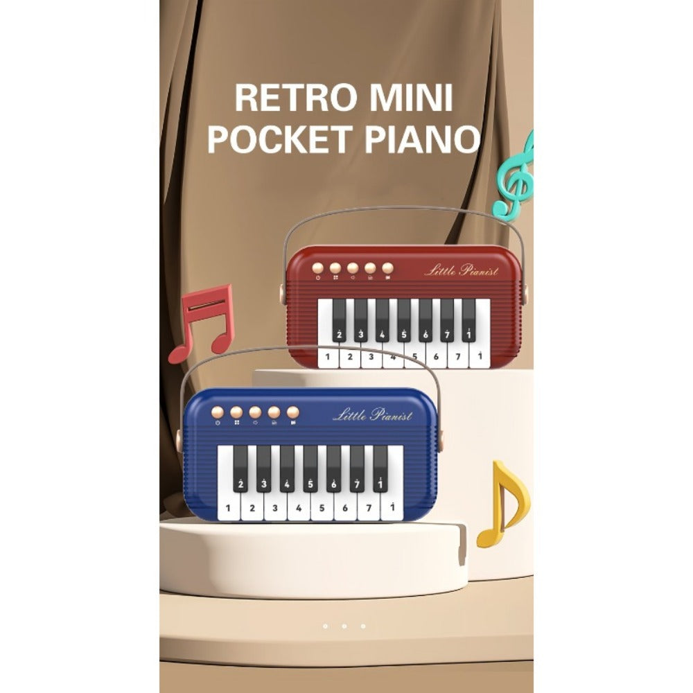 Mini Piano Keyboard, Portable, 15 Keys, Music for Basic Music Play And Portable Beginner detail image - detail view 14