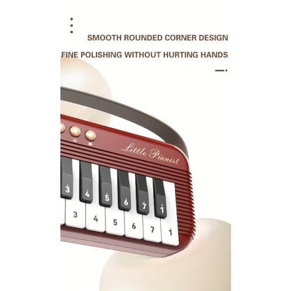 Mini Piano Keyboard, Portable, 15 Keys, Music for Basic Music Play And Portable Beginner detail image - detail view 16