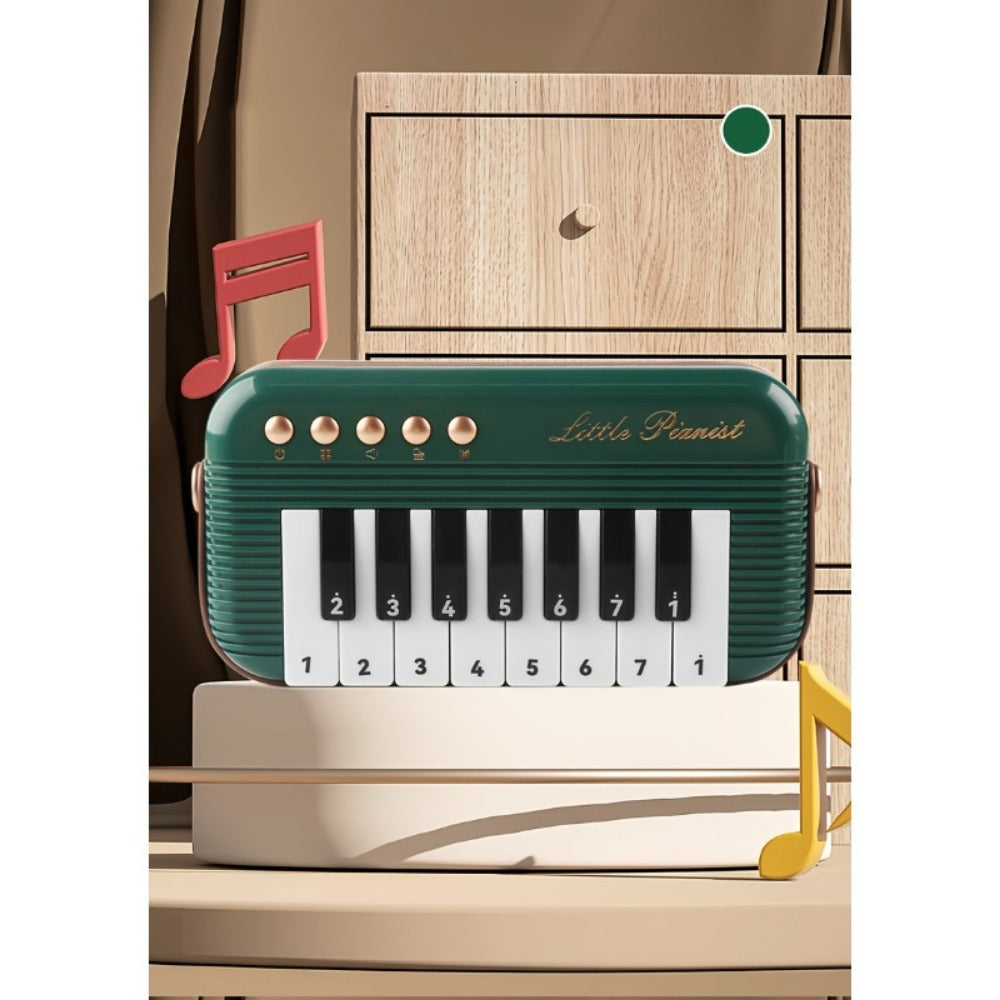 Mini Piano Keyboard, Portable, 15 Keys, Music for Basic Music Play And Portable Beginner detail image - detail view 21