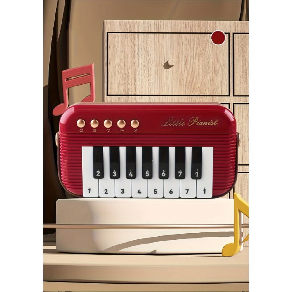 Mini Piano Keyboard, Portable, 15 Keys, Music for Basic Music Play And Portable Beginner detail image - detail view 22