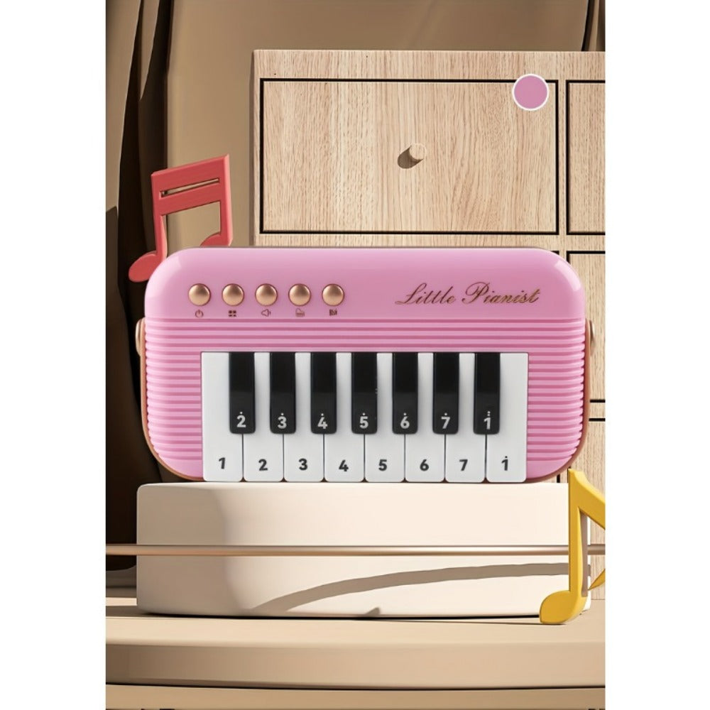 Mini Piano Keyboard, Portable, 15 Keys, Music for Basic Music Play And Portable Beginner detail image - detail view 24