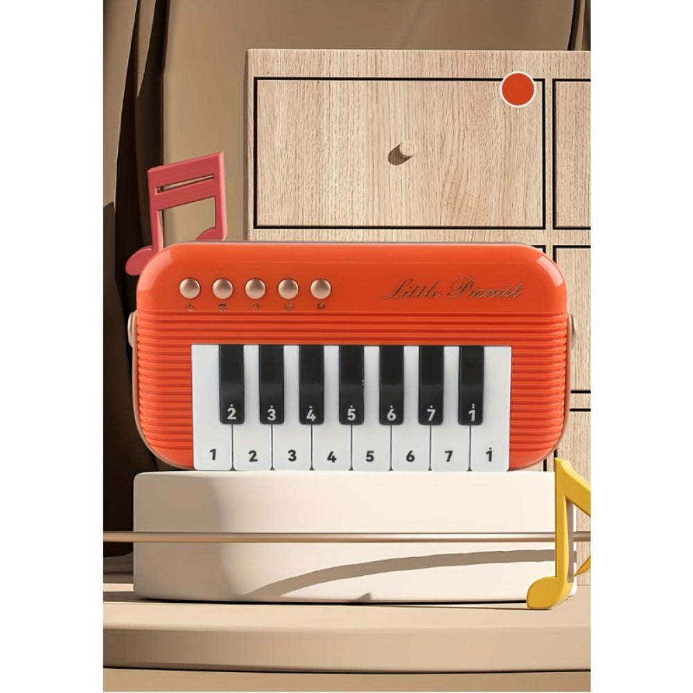 Mini Piano Keyboard, Portable, 15 Keys, Music for Basic Music Play And Portable Beginner detail image - detail view 25