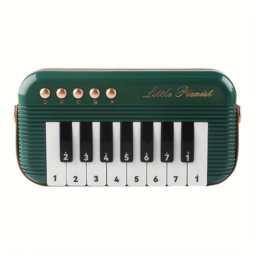 Mini Piano Keyboard, Portable, 15 Keys, Music for Basic Music Play And Portable Beginner detail image - detail view 3