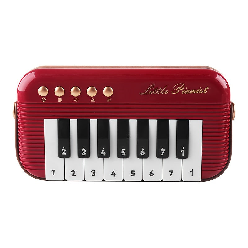 Mini Piano Keyboard shown in the Electric toy piano [red] option