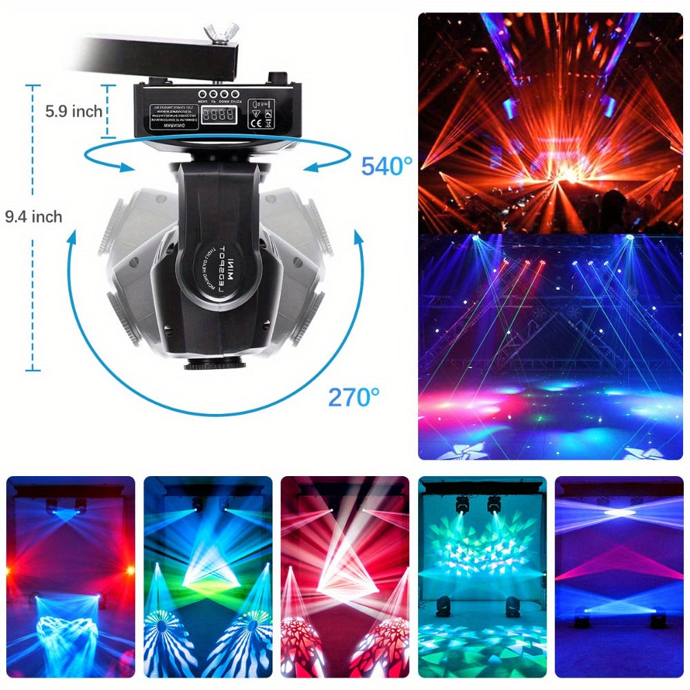 Moving Head DJ Light, RGBW, DMX Control, LED, Party for Stage and Party Lighting detail image - detail view 15