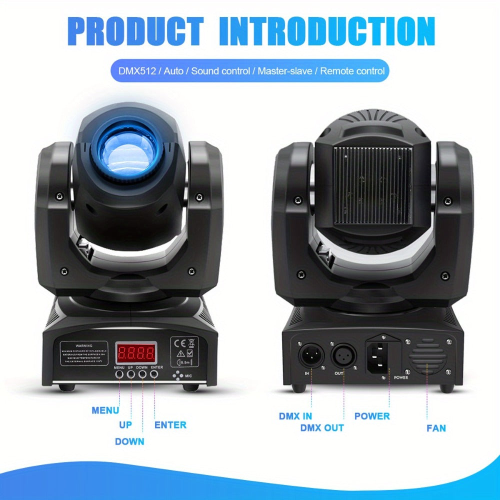 Moving Head DJ Light, RGBW, DMX Control, LED, Party for Stage and Party Lighting detail image - detail view 16