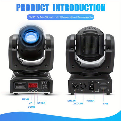Moving Head DJ Light, RGBW, DMX Control, LED, Party for Stage and Party Lighting detail image - detail view 16