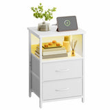 1pc-2 Drawers-White
