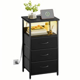 1pc-3 Drawers-Black