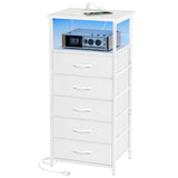 1pc-5 Drawers-White