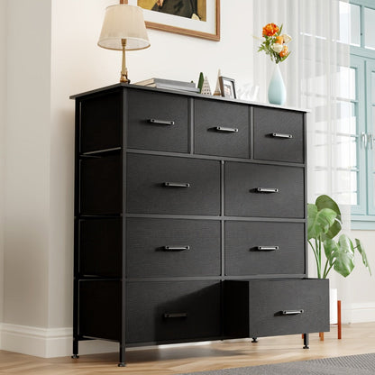 Multi-Drawer Wood Dresser with Storage Drawers and Multiple Color Options for Bedroom detail image - detail view 17