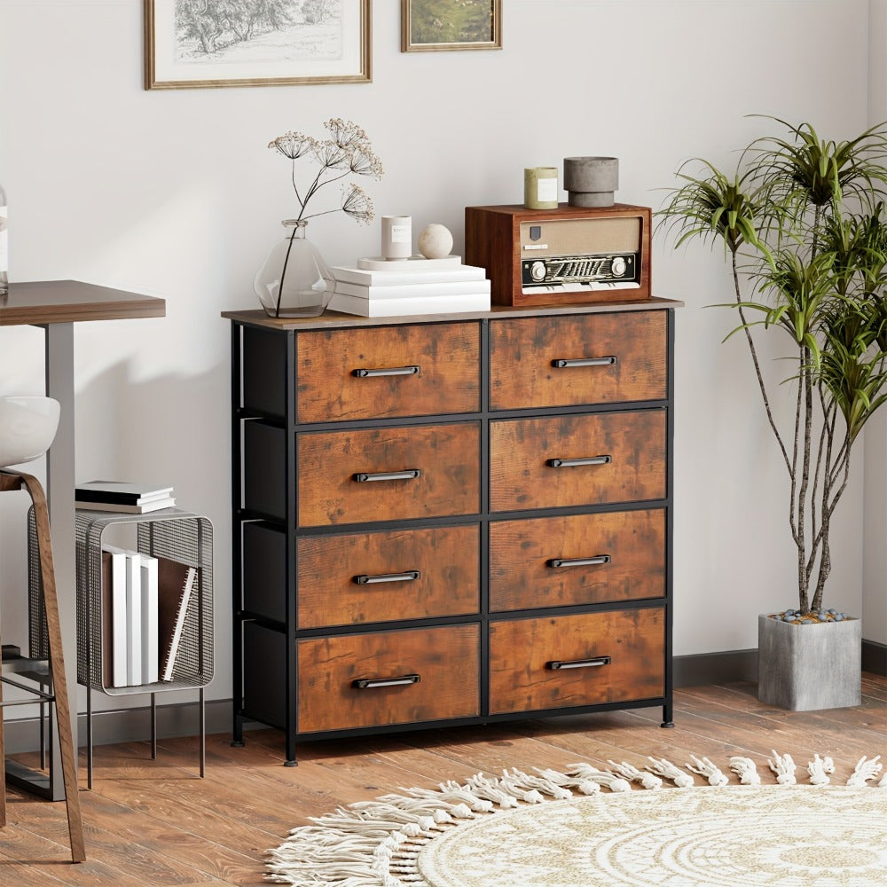 Multi-Drawer Wood Dresser with Storage Drawers and Multiple Color Options for Bedroom detail image - detail view 18