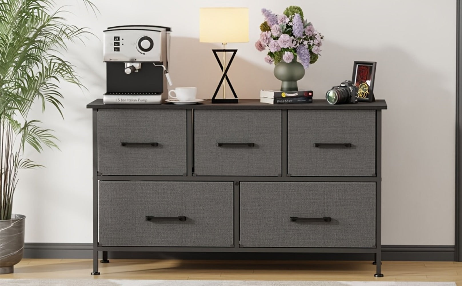 Multi-Drawer Wood Dresser with Storage Drawers and Multiple Color Options for Bedroom detail image - detail view 19