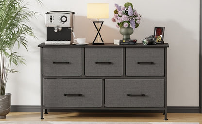 Multi-Drawer Wood Dresser with Storage Drawers and Multiple Color Options for Bedroom detail image - detail view 19