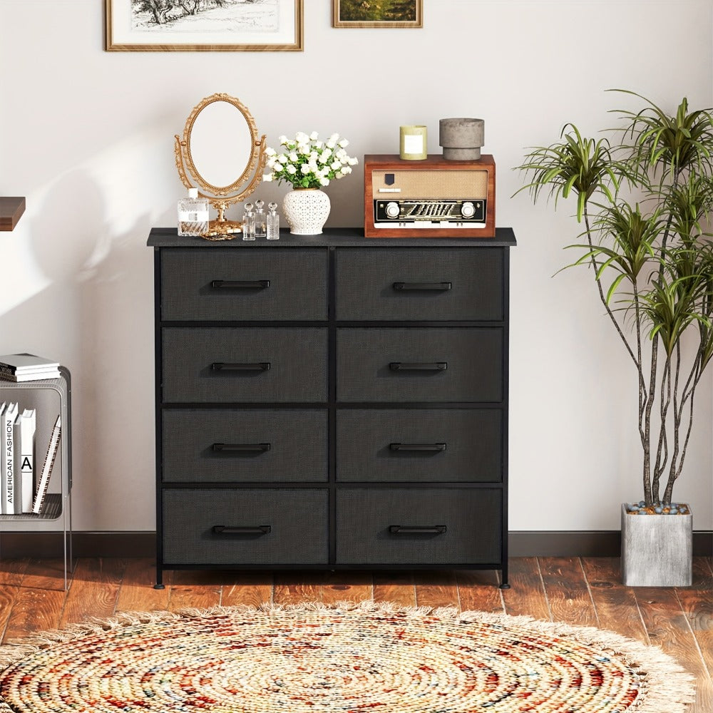 Multi-Drawer Wood Dresser with Storage Drawers and Multiple Color Options for Bedroom detail image - detail view 6