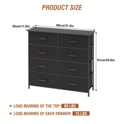 Multi-Drawer Wood Dresser with Storage Drawers and Multiple Color Options for Bedroom detail image - detail view 7