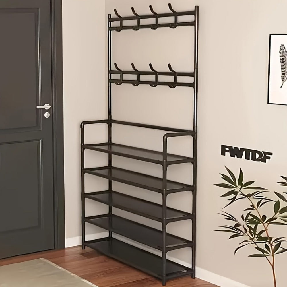 Multi-Layer Freestanding Shoe Rack, Closet Shoe Shelf for Entryway detail image