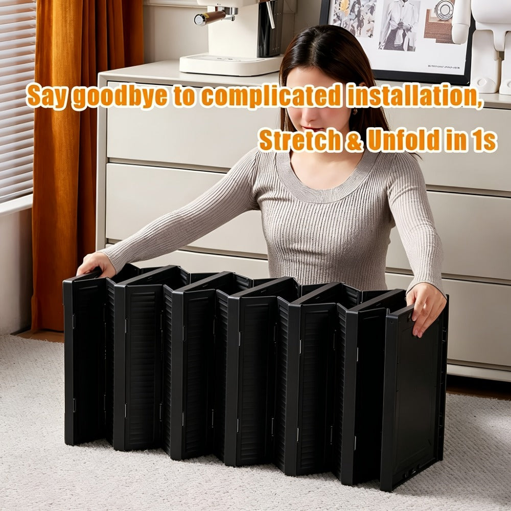 Multi-Tier Foldable Shoe Cabinet with Secure Lid, Covered Shoe Storage detail image - detail view 13
