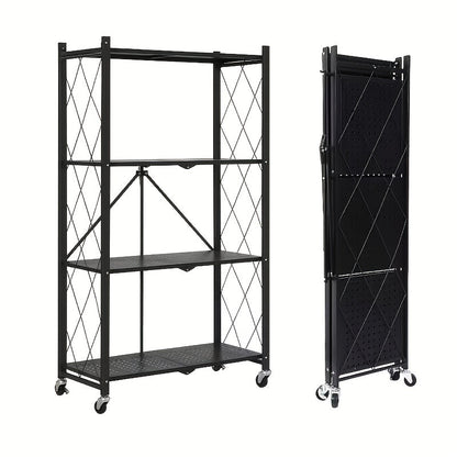 Storage Shelf shown in the Black - 4Layers option
