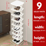 9 Tier - Solid White