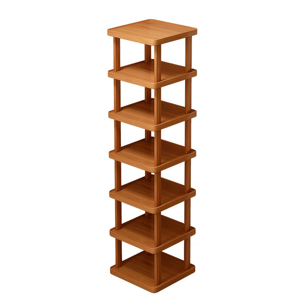 Multi-Tier Slim Shoe Rack with Stackable Design, Entryway Shoe Organizer detail image - detail view 10