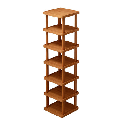 Multi-Tier Slim Shoe Rack with Stackable Design, Entryway Shoe Organizer detail image - detail view 10