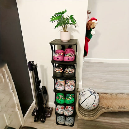 Multi-Tier Space-Saving Shoe Rack for Entryway and Living Room detail image - detail view 10