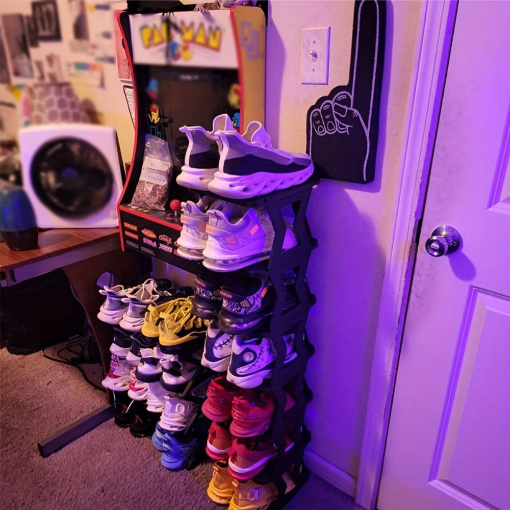 Multi-Tier Space-Saving Shoe Rack for Entryway and Living Room detail image - detail view 13